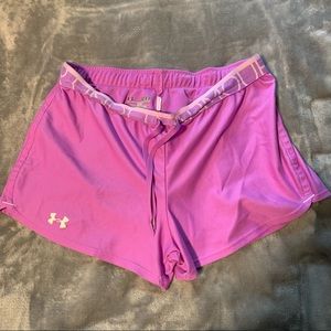 Women’s Under Armour Purple Shorts Medium